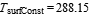T_surfConst=288.15