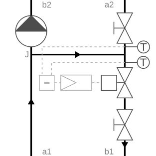 Decoupling circuit Delta-T