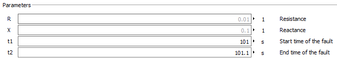 SettingFaultParameters
