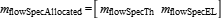 m_flowSpecAllocated = [m_flowSpecTh, m_flowSpecEL]